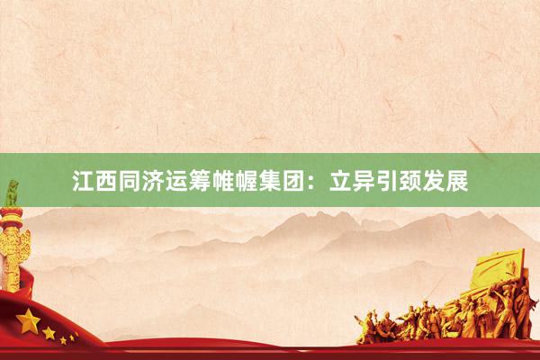 江西同济运筹帷幄集团：立异引颈发展